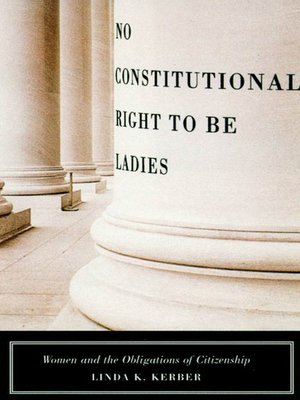 cover image of No Constitutional Right to Be Ladies